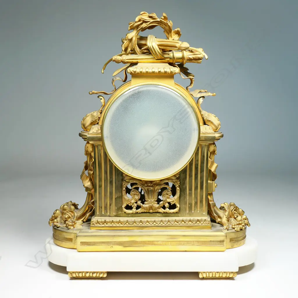 A good French Louis XV mantel clock, Image 1++