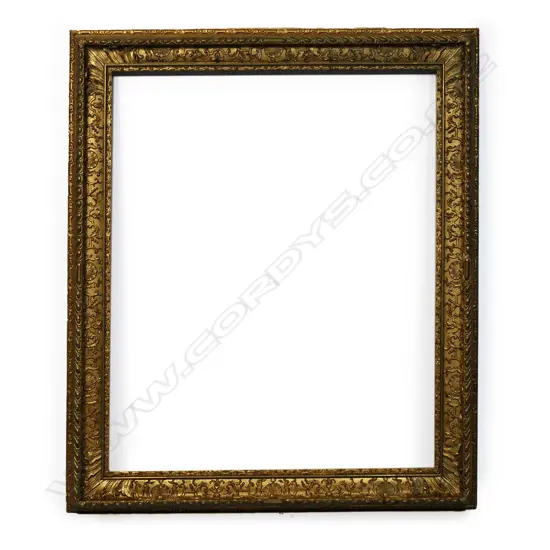 A Victorian gilded frame,