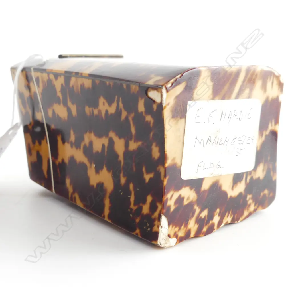 A 19thC tortoiseshell and ivory etui, Image 1++