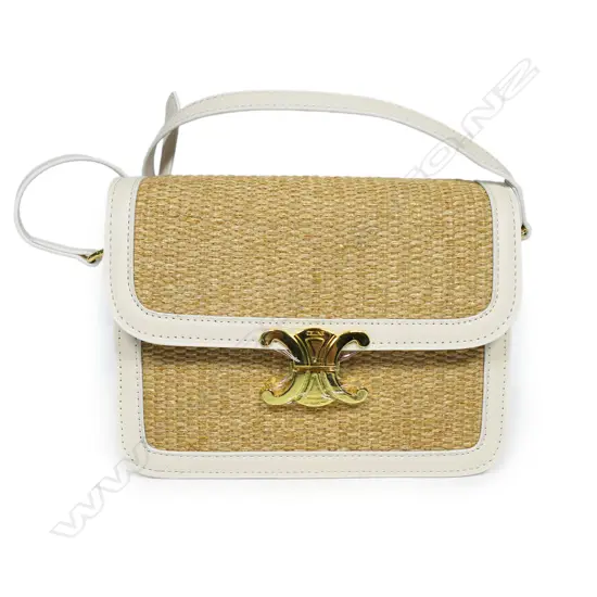 A Celine Teen Triomphe shoulder bag,