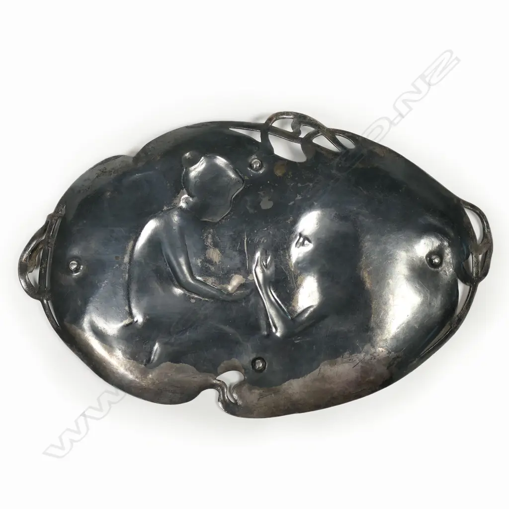 A WMF silver plate Art Nouveau tray, Image 1++
