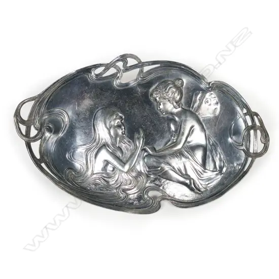 A WMF silver plate Art Nouveau tray,