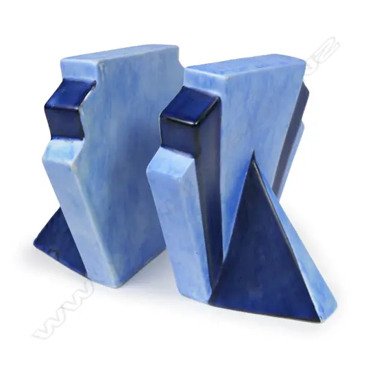A pair of Art Deco CarIton ware bookends,
