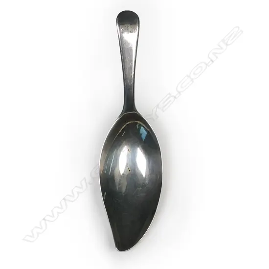 George III silver caddy spoon,