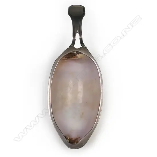 George III silver and sea shell caddy spoon,