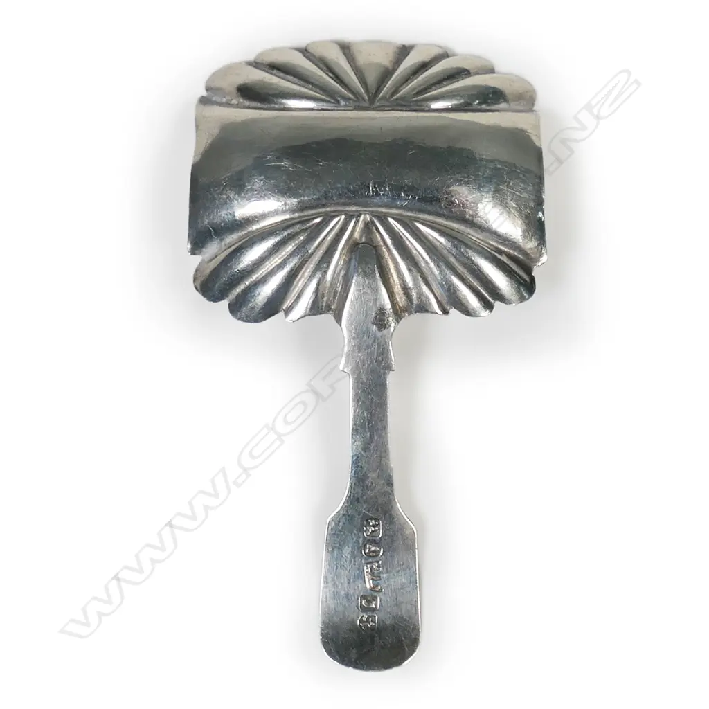 George IV silver caddy spoon, Image 1++