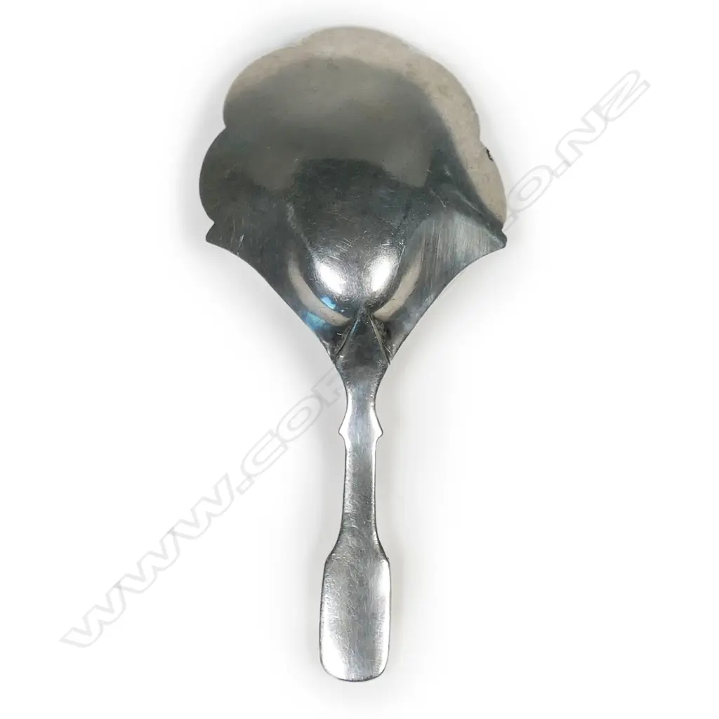 Victorian silver caddy spoon, Image 1++