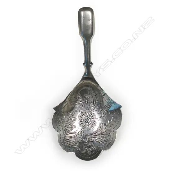 Victorian silver caddy spoon,
