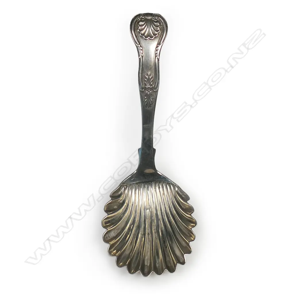 Victorian Scottish silver caddy spoon, Image 1++