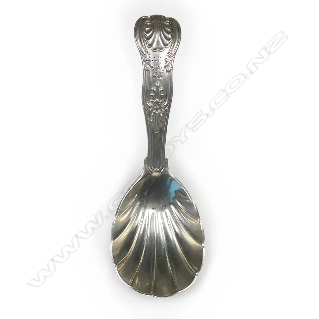 Victorian silver caddy spoon, Image 1++