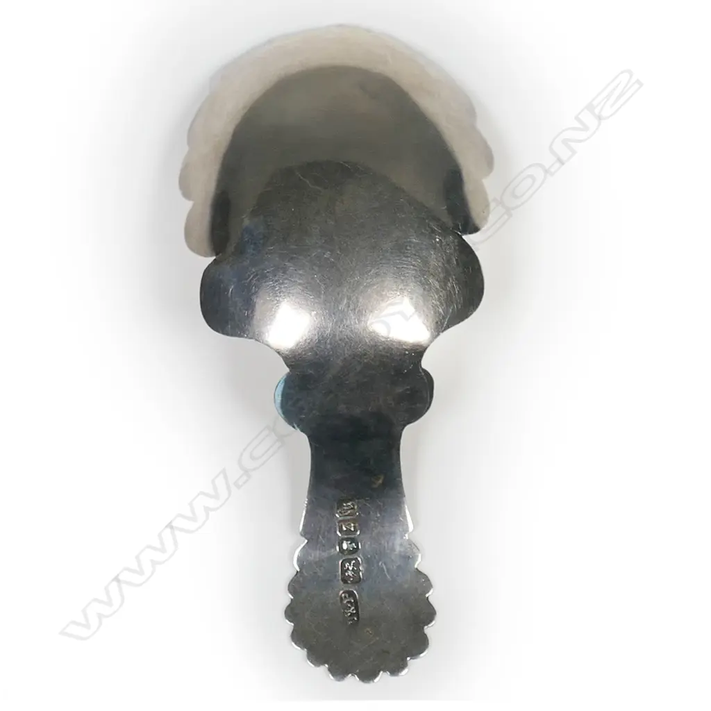 Victorian silver caddy spoon, Image 1++