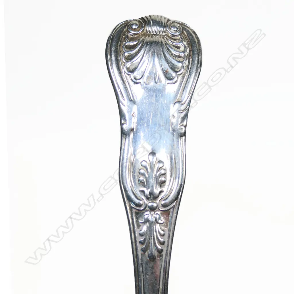 Victorian Kings Pattern silver cutlery set, Image 1++