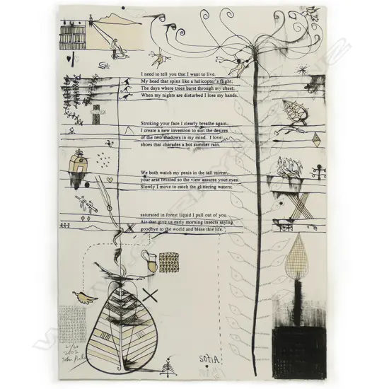 John Pule (NZ 1962-), 100 Love Poems series,