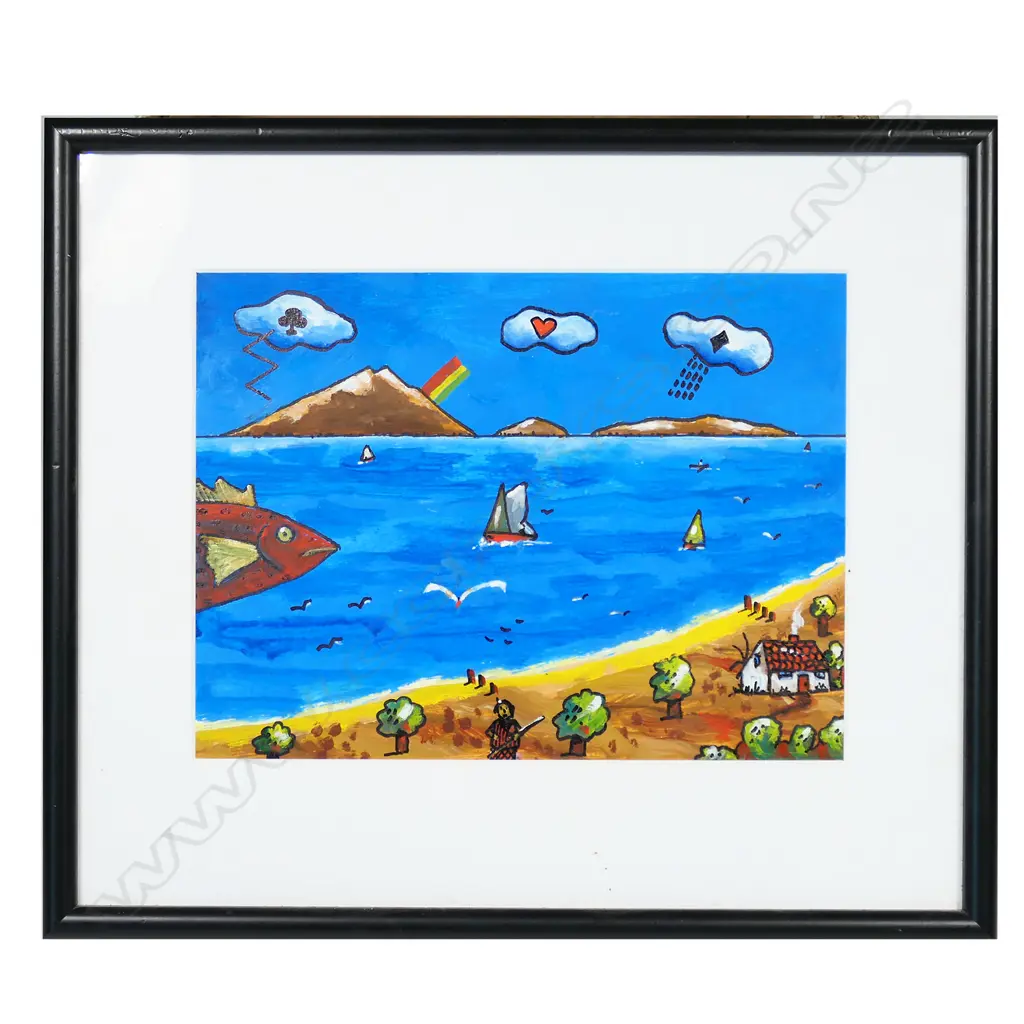 Alan Taylor (NZ 1933-2016) 'Te Waitemata o te Waka Tainui Tenei', Image 1++