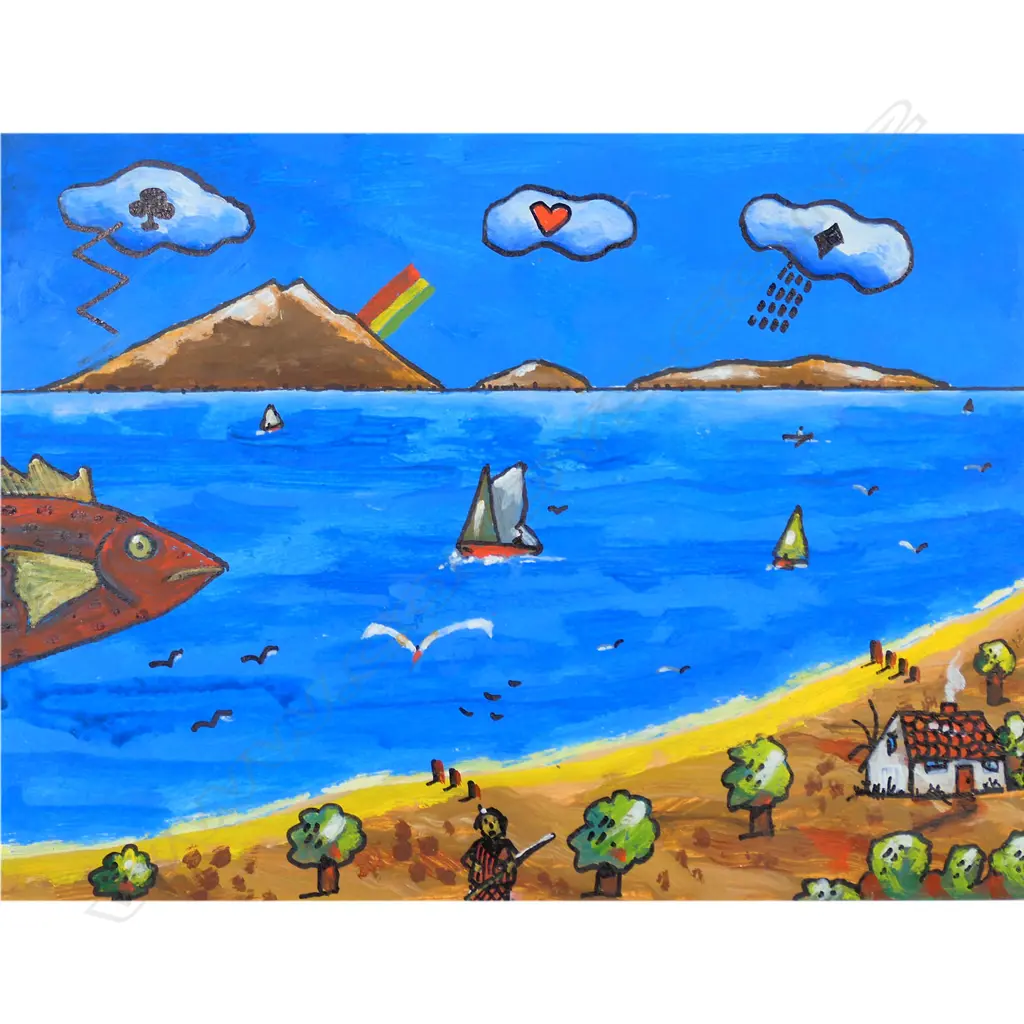Alan Taylor (NZ 1933-2016) 'Te Waitemata o te Waka Tainui Tenei', Image 1++