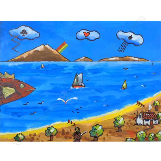 Alan Taylor (NZ 1933-2016) 'Te Waitemata o te Waka Tainui Tenei',