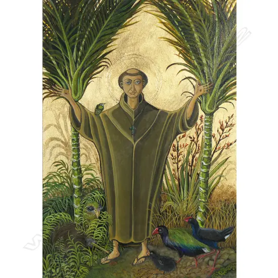 Patricia Payne (NZ 1955-) 'NZ St. Francis',
