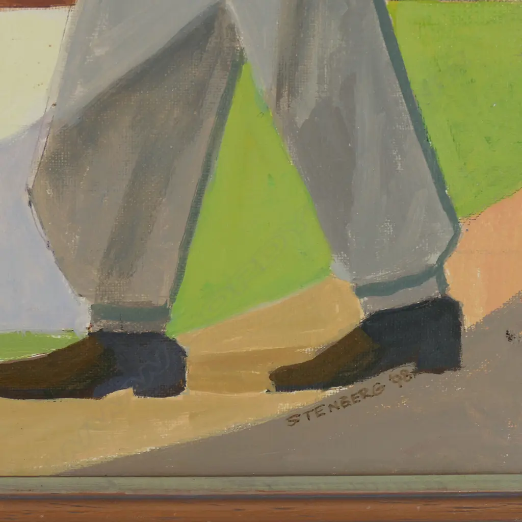 Ronald Walter (Ron) Stenberg (1919-2017) Double self-portrait, Image 1++