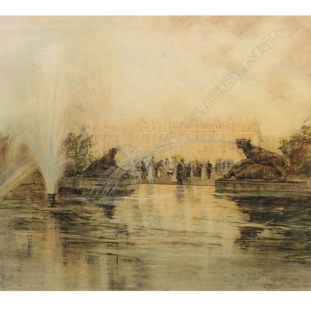 Charles Jouas (France 1866-1942),'Le Parc de Versailles', Image 1++
