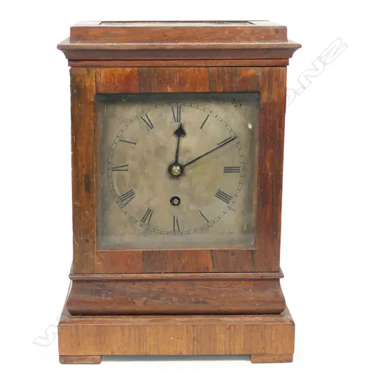 A 19thC rosewood cased mantle clock,