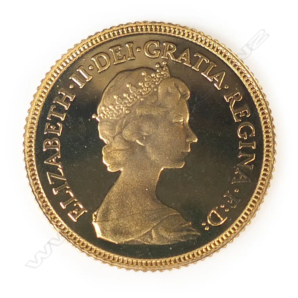 An Elizabeth II 1980 gold half sovereign, Image 1++