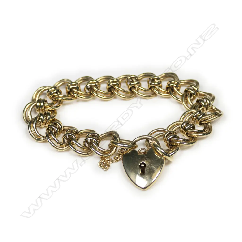 A 9ct gold chain bracelet, Image 1++