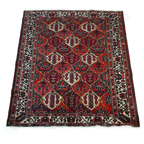 A hand-knotted wool pile Bakhtiar rug,
