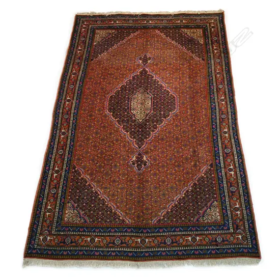 A Persian Ardebil wool pile carpet,
