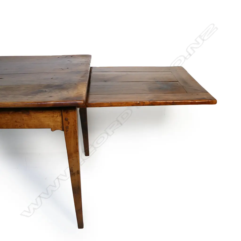 A 19thC French fruitwood refectory dining table, Image 1++