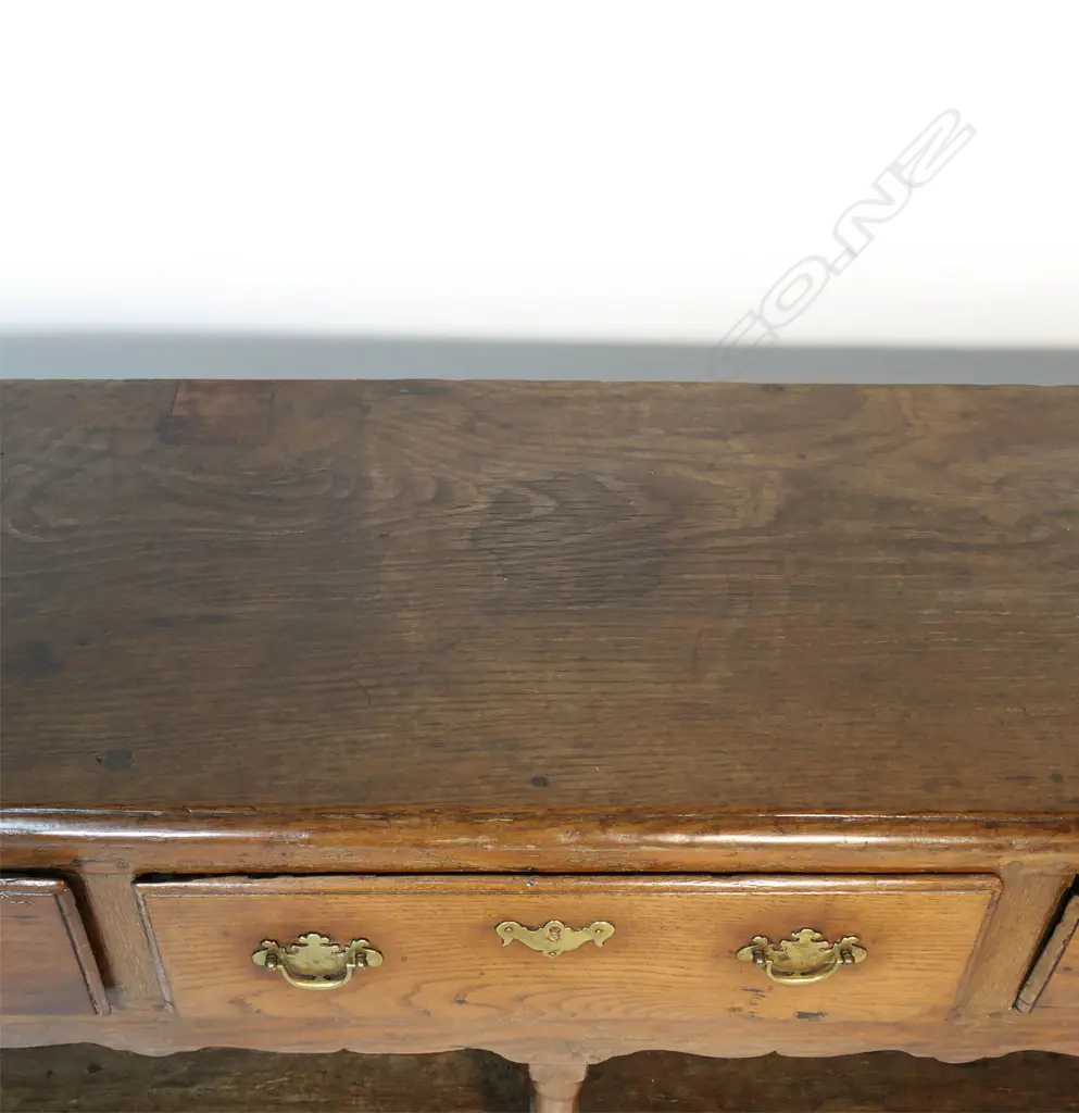 George III oak dresser base, Image 1++