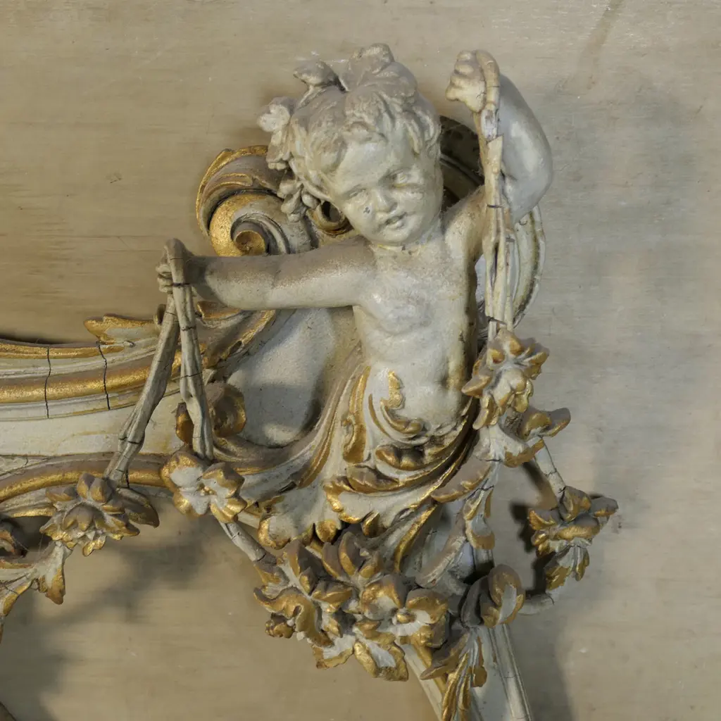 An impressive large vintage mirror, Image 1++