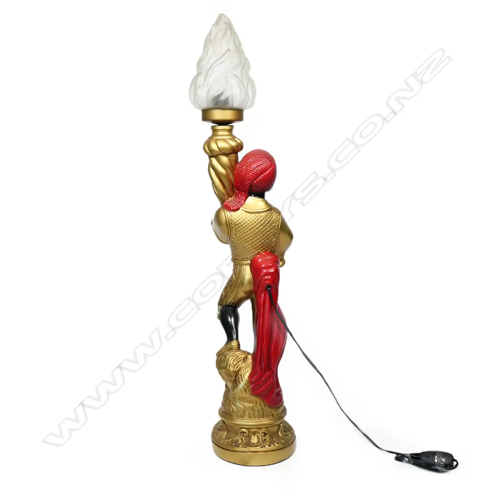 A vintage 1970s blackamoor table lamp, Image 1++