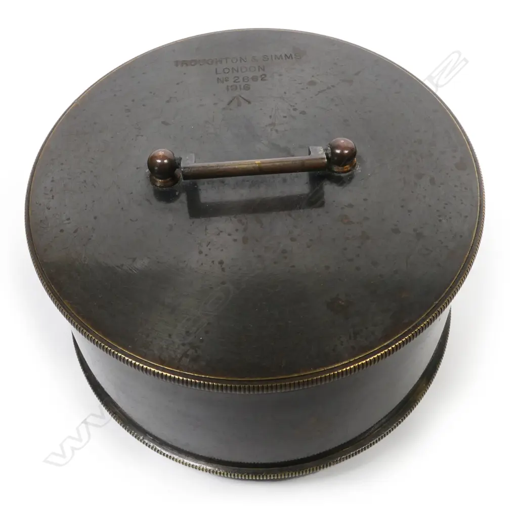 WW1 Troughton & Simms military pocket box sextant, Image 1++