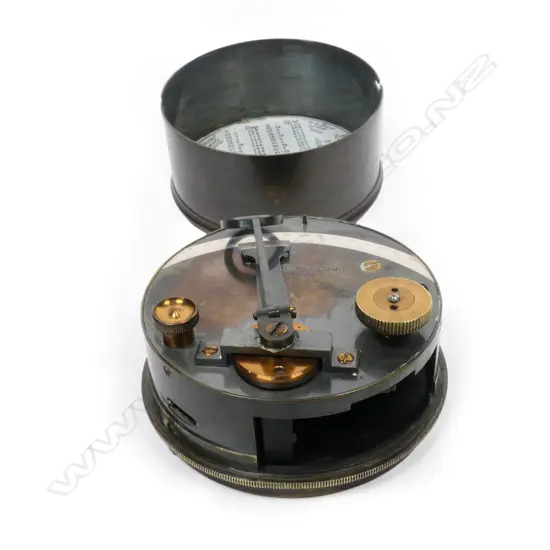 WW1 Troughton & Simms military pocket box sextant,