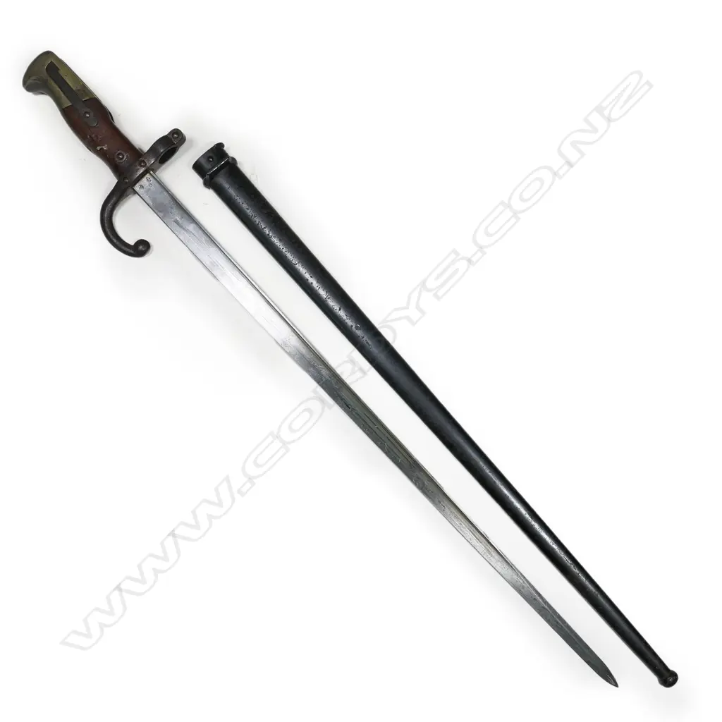 French T-back sword bayonet for use on the 11 mm. M1874 Gras rifle Image 1++