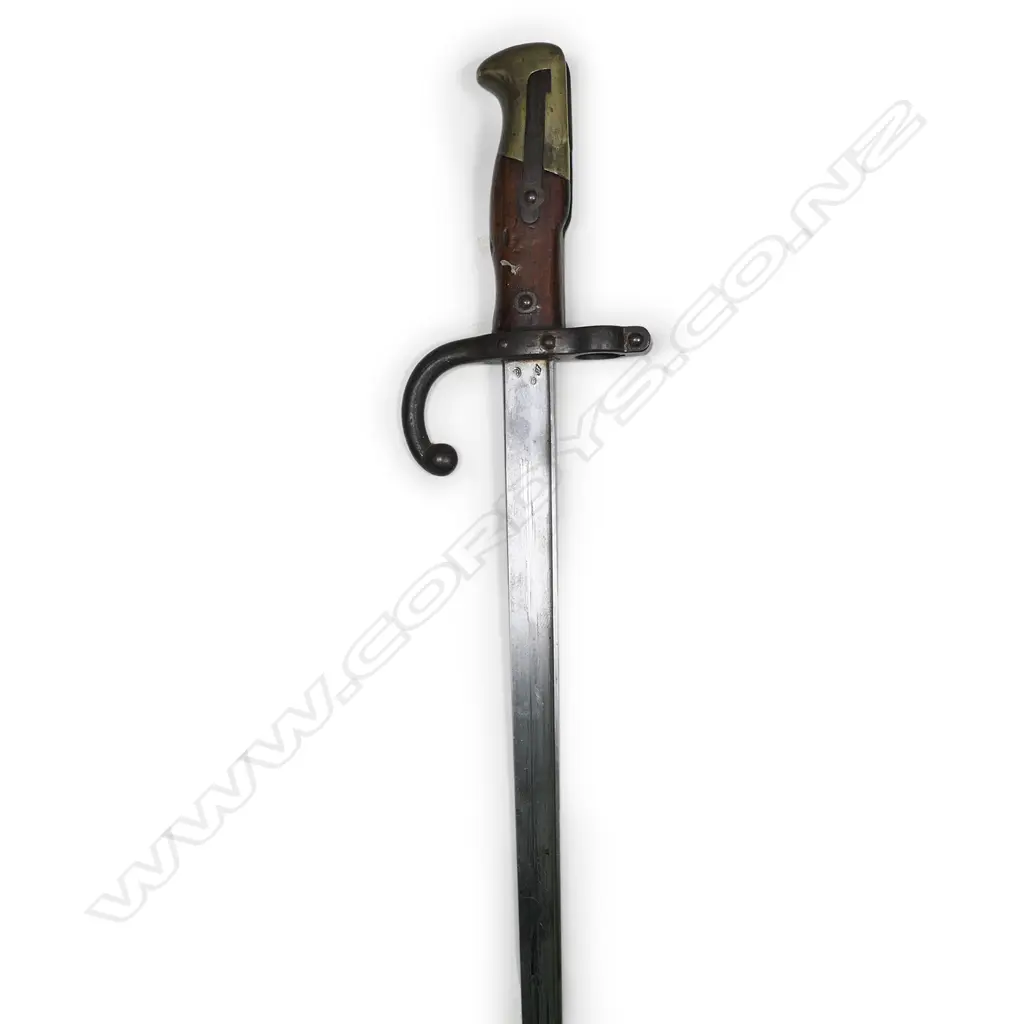 French T-back sword bayonet for use on the 11 mm. M1874 Gras rifle Image 1++