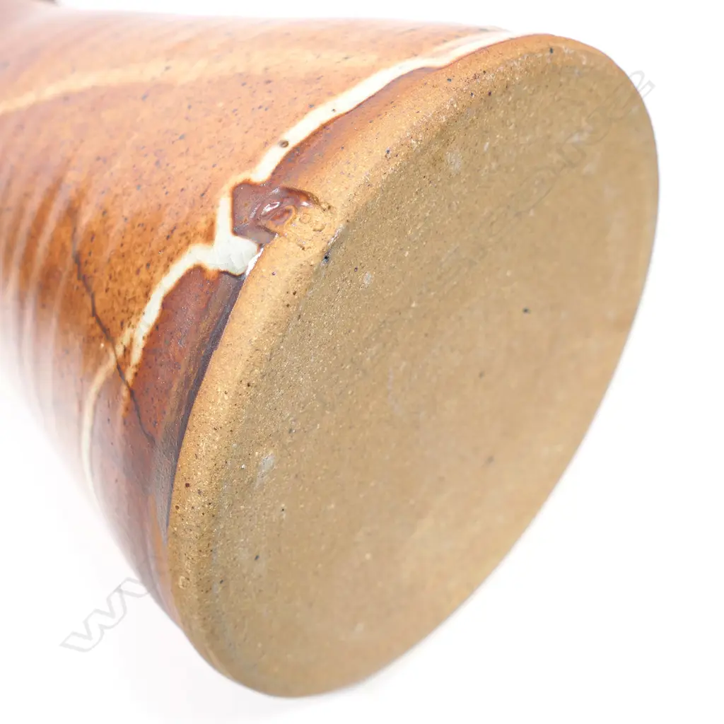 Peter Stichbury stoneware tapered cylinder vase, Image 1++