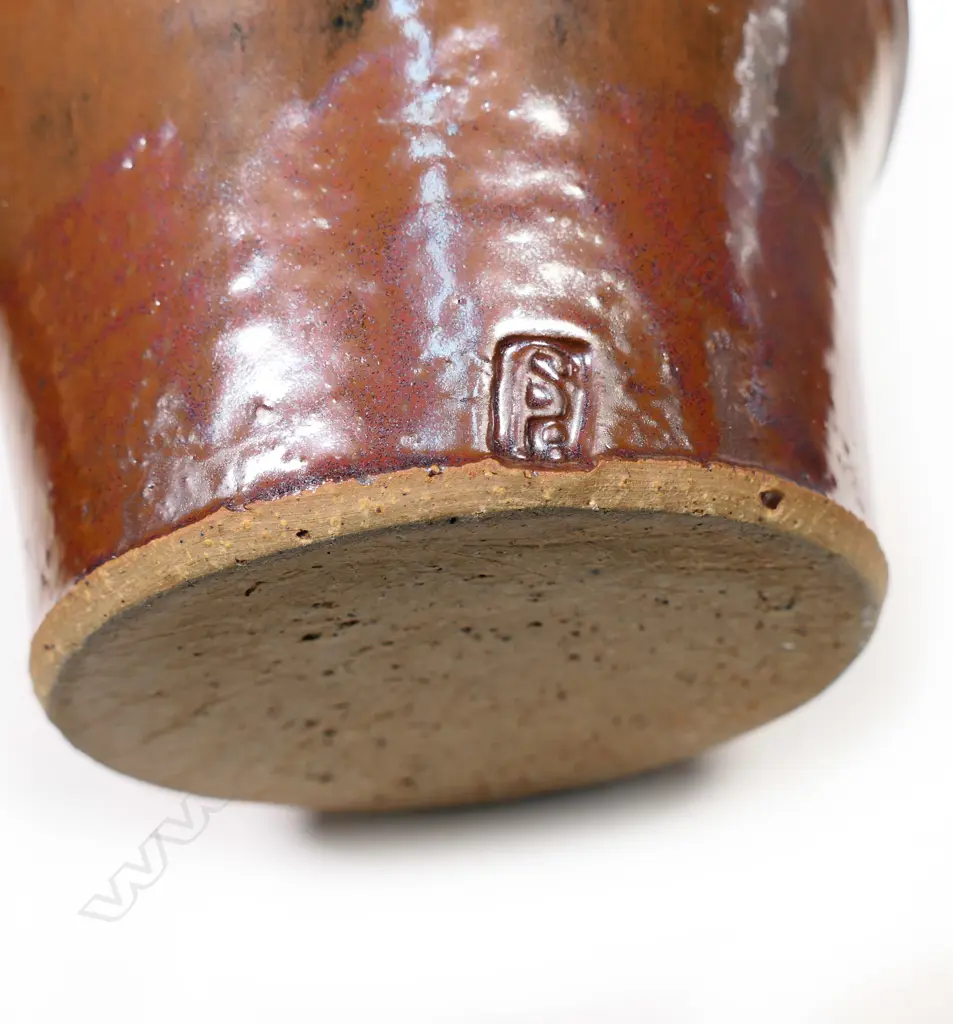 Peter Stichbury stoneware baluster vase, Image 1++