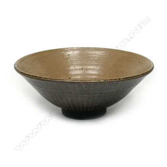 Mirek Smisek (1925-2013) rare early salt glazed bowl,