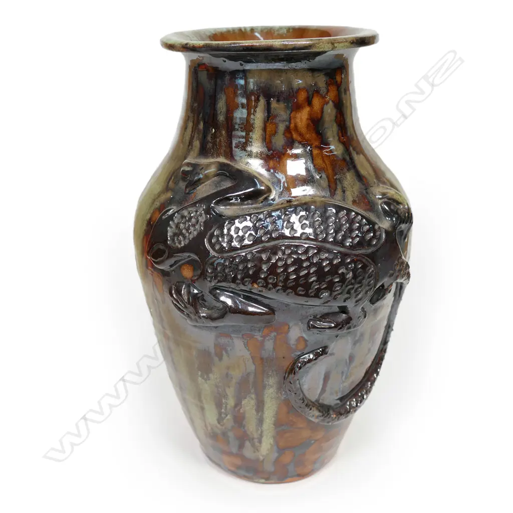 Phillippa James (Australian 1893-1967) studio pottery large vase, Image 1++