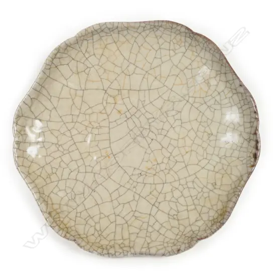 A Chinese G-type porcelain shallow dish,