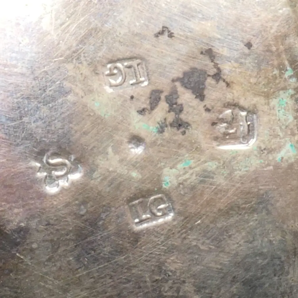 A pair of George II Scottish silver salts, Image 1++