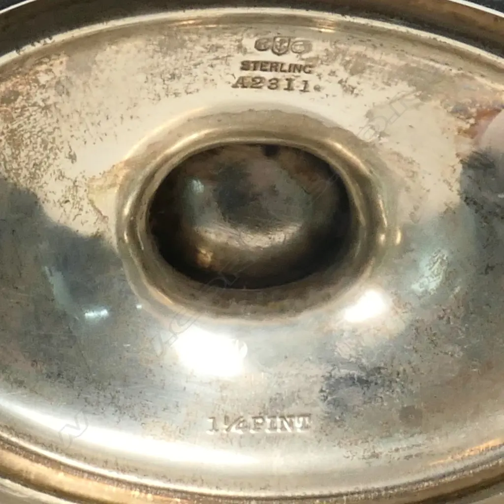 An American sterling silver four-piece tea and coffee set, Image 1++