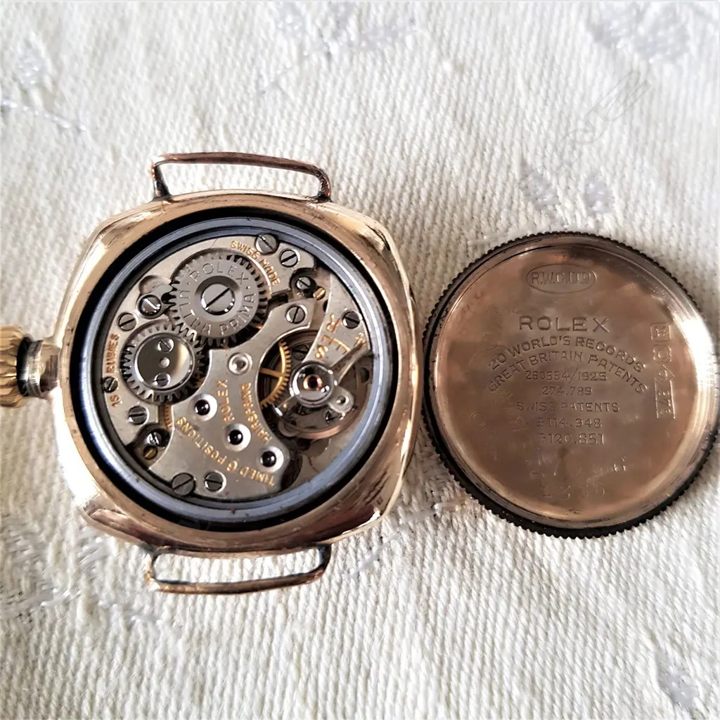 A rare 1930's Rolex Oyster 'Ultra Prima' 9ct gold wristwatch, Image 1++