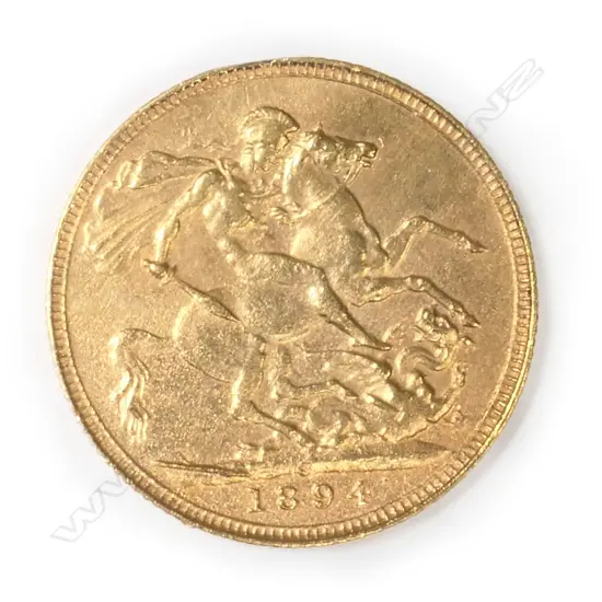 A Victorian full sovereign,