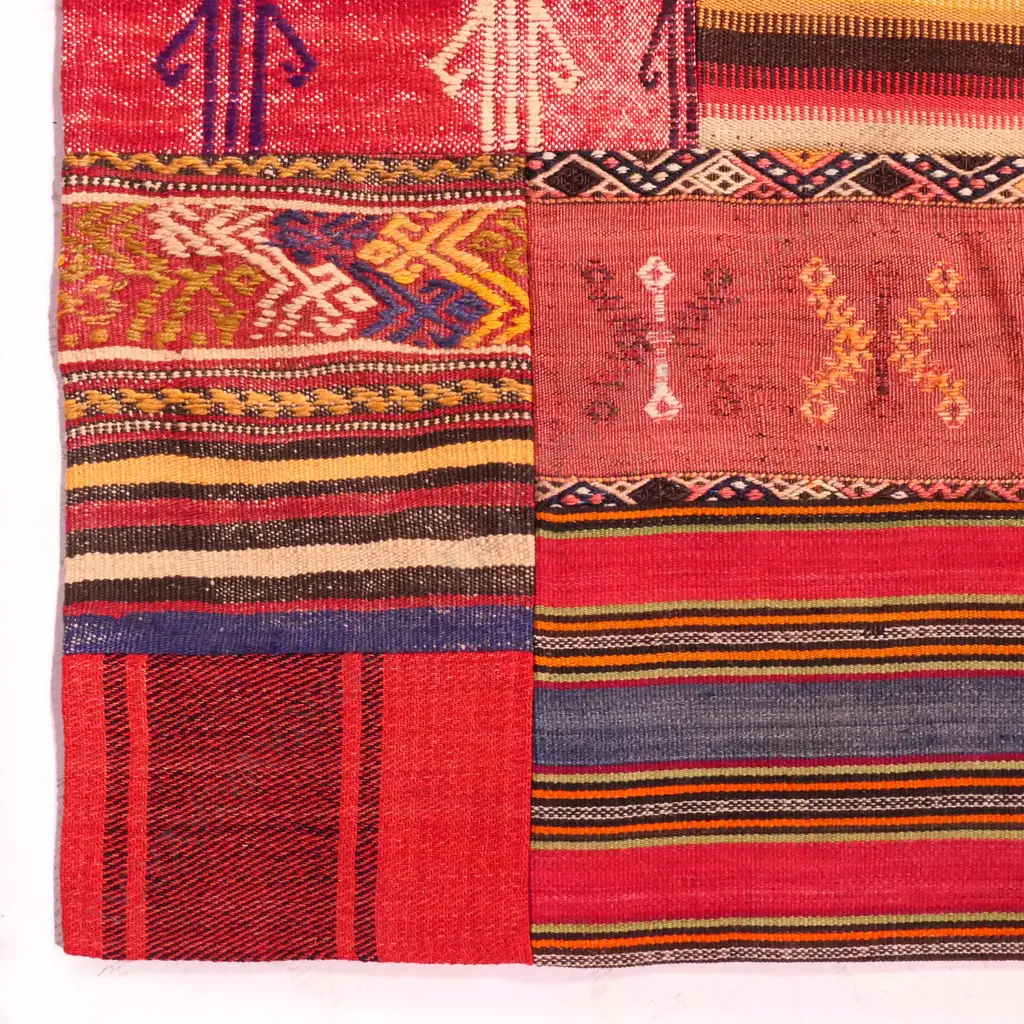 TURKISH PATCHWORK RUG, COMPRISING VARIOUS KILIMS, 1770 X 1280mm Image 1++