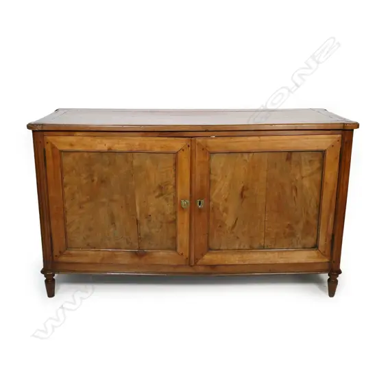 A 19thC French fruitwood dresser base,