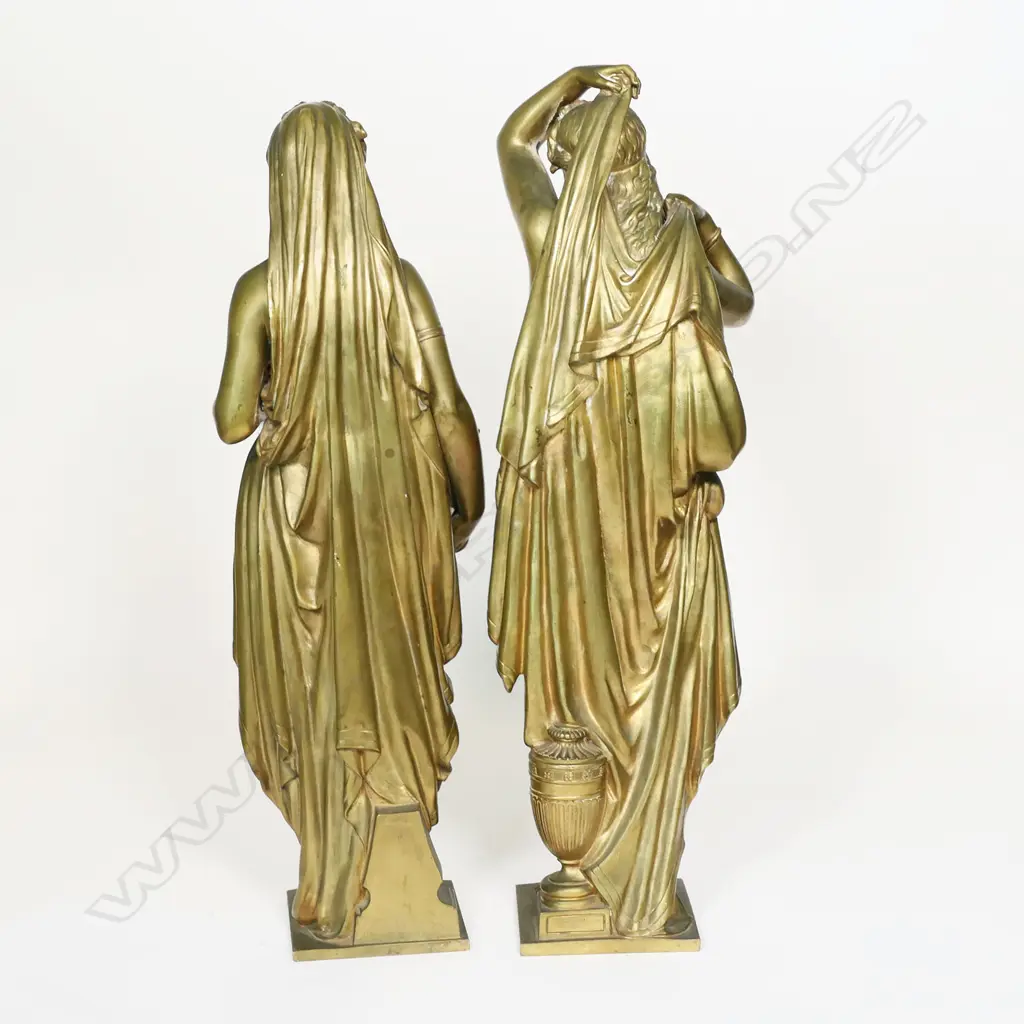 A pair of French bronze figures, Image 1++