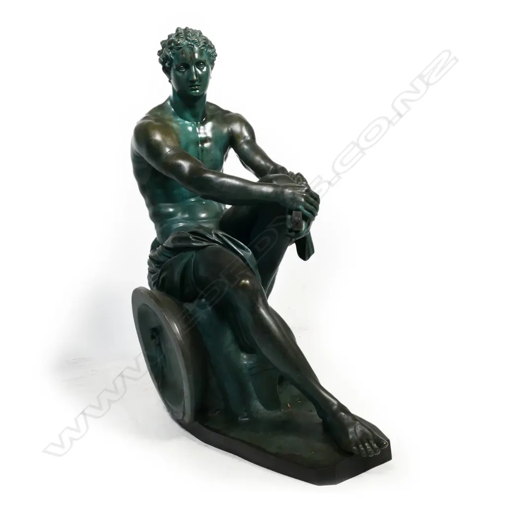 A large 19thC bronze of the god of war 'The Ludovisi Ares', Image 1++