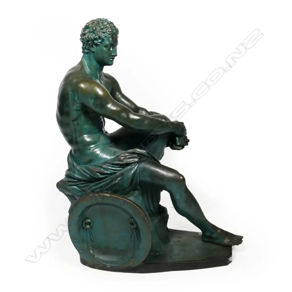 A large 19thC bronze of the god of war 'The Ludovisi Ares', Image 1++
